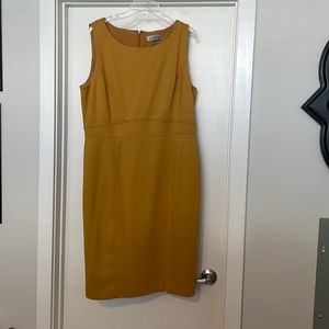 Mustard Yellow Kasper Suit Dress size 16